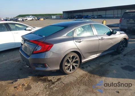 2021 Honda Civic Sport из США, поврежденный, VIN 2HGFC2F8XMH504066